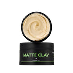 BSSET Matte Clay open jar showing texture