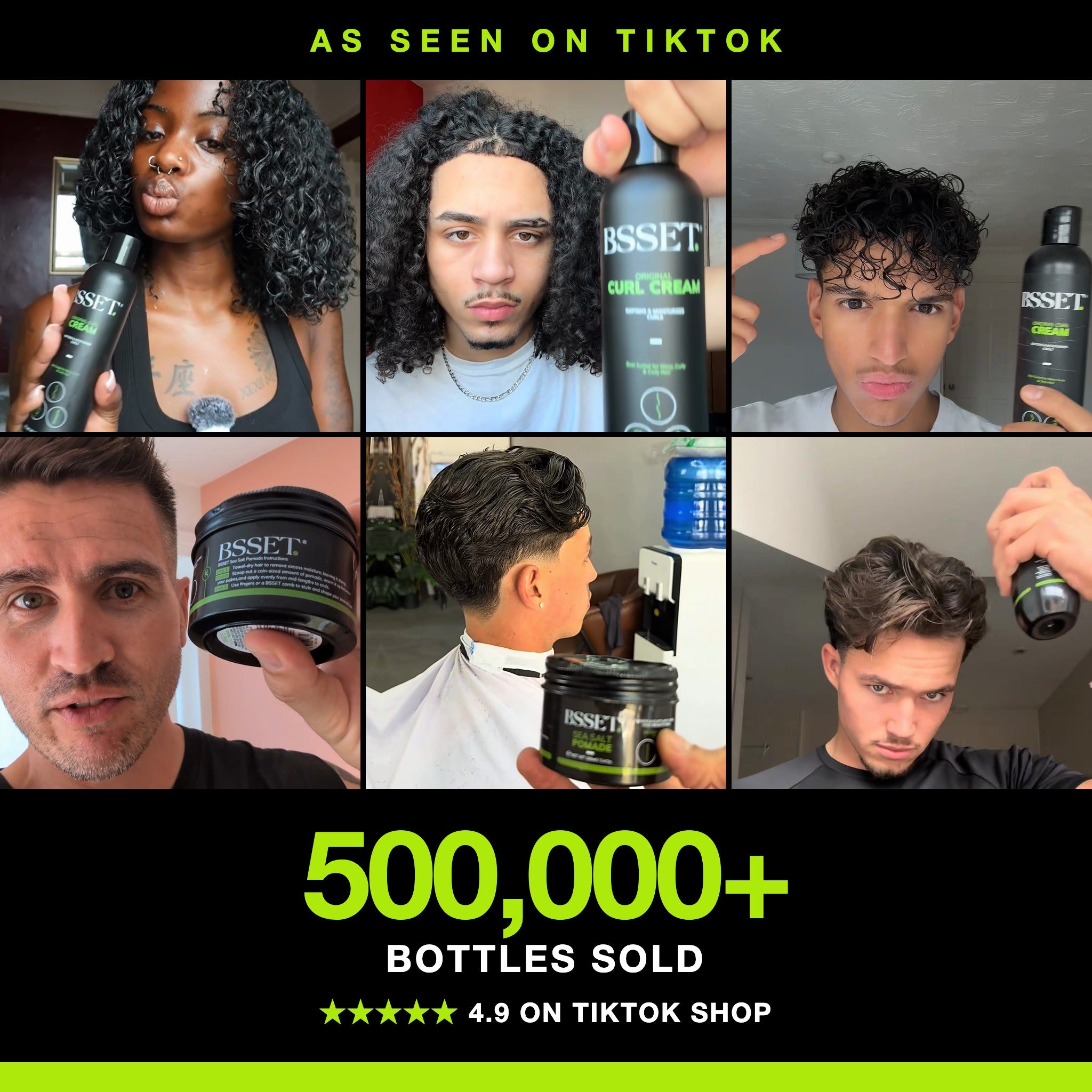 As seen on TikTok: 500,000+ bottles sold, 4.9 stars on TikTok Shop